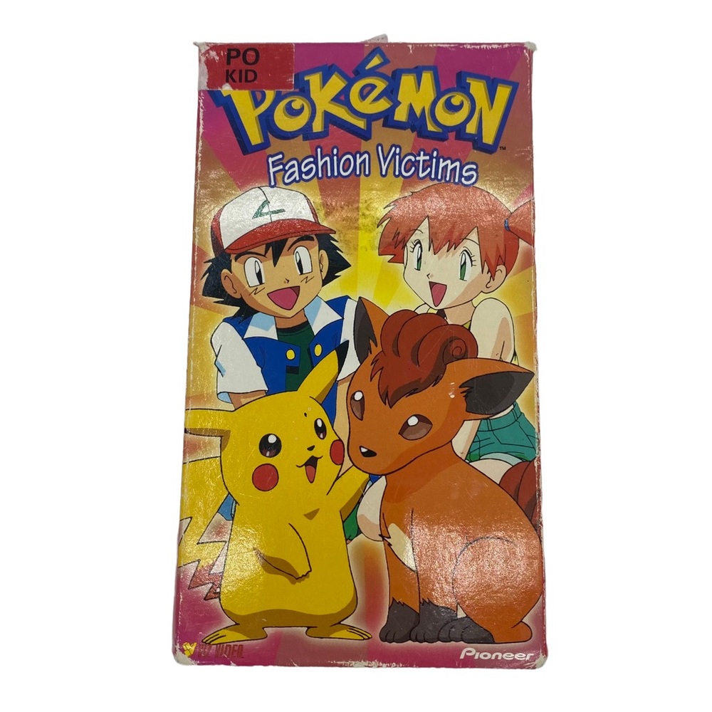 Pokemon Vintage 1998 Fashion Victims VHS Tape